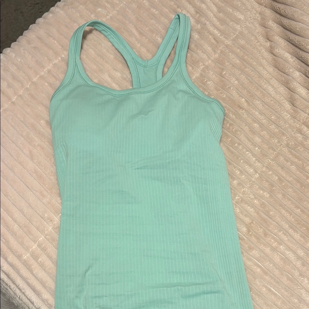 Teal Size 2 Lululemon Ebb to Street Tank